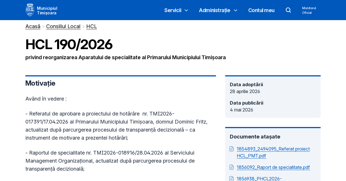 HCL 190/2026